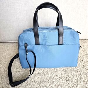 Away Everywhere Coast Blue Travel Bag with Black Straps